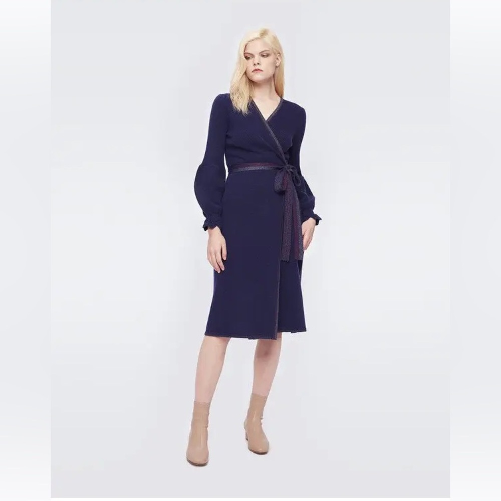 Diane von Furstenburg Wool-blend Pola dress